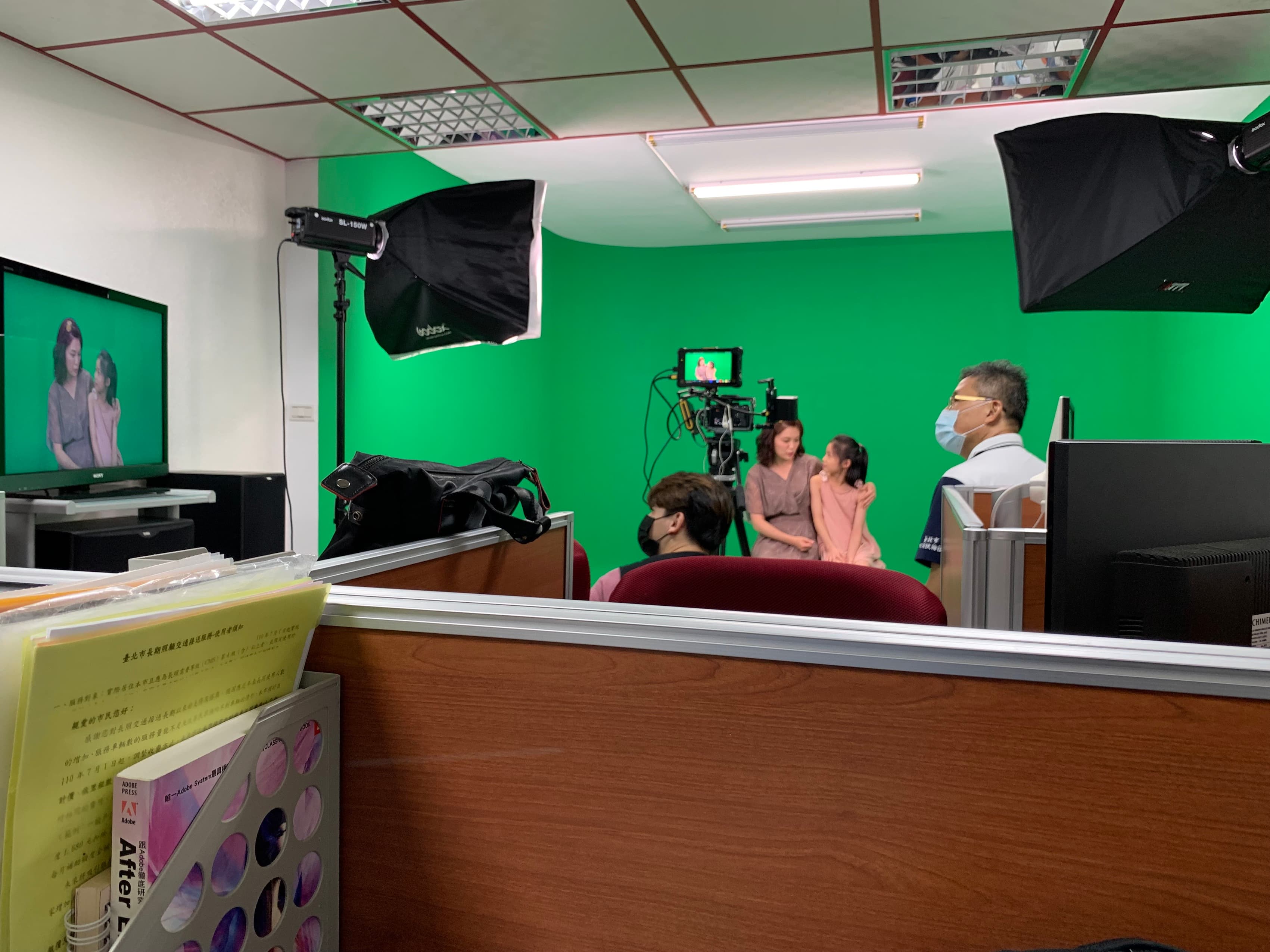 南京東路五段-真行綠Key-綠幕(無縫虛擬)棚出租 2